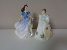 Two Royal Doulton figures - Figure of the Month May HN 2711 and Rebecca HN 4041