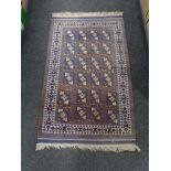 An Eastern rug,