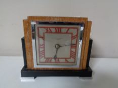 An Art Deco mantel clock by Mappin & Webb