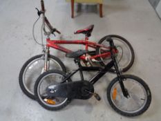 Two boy's BMX bikes