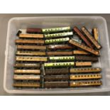 A large collection of unbranded die cast rolling stock, approx. 31.