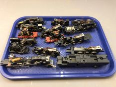 Fifteen various die cast metal electric powered railway cars.