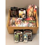 A collection of Disney Star Wars boxed figures and sets : Star Wars The Force Awakens gift set,