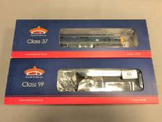 Bachmann - 32-781A Class 37/0 Diesel 37034 BR Blue (Weathered), boxed.