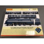 Hornby - Coronation Scot Limited Edition 2000 00 Gauge Train Pack, boxed.