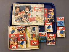 A collection of vintage Lego System sets.