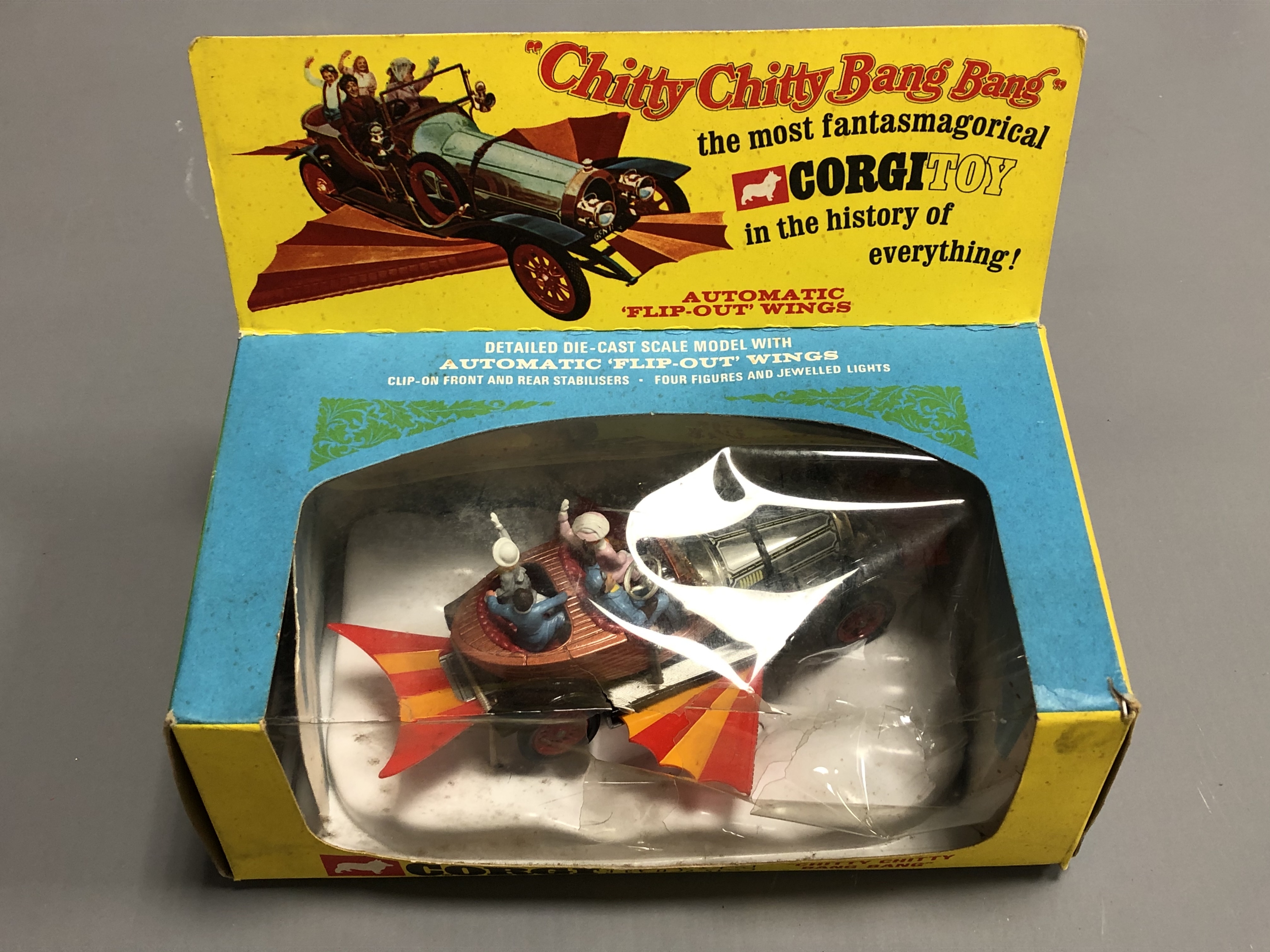 Corgi 266 Chitty Chitty Bang Bang, boxed.