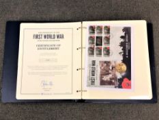 Westminster Collections - The Centenary of the First World War Coin Collection covers.