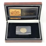 The London Mint Office - The World War one Centenary gold double crown, 28mm in diameter,