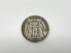 An 1877 5 Francs