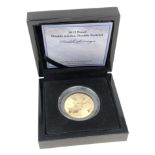 The London Mint Office - 2012 Double Jubilee, Double portrait gold double sovereign, 32 mm diameter,