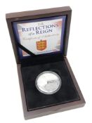 A limited edition silver proof crown - 2015 Reflections of a Reign Guernsey sterling silver £5, 28.