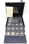 Westminster Coins - The Historic Coins of Great Britain, a series of twenty coins (four missing),