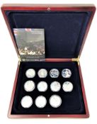 The Royal Mint - A Celebration of Britain, A series of £5 sterling silver proof coins (each 28.