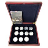 The Royal Mint - A Celebration of Britain, A series of £5 sterling silver proof coins (each 28.