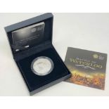 The Royal Mint - The 200th Anniversary of the Battle of Waterloo 2015 £5 silver proof coin, 28.28g.