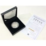 The Royal Mint - 2017 Platinum silver wedding silver £5 crown, 28.28g.