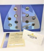 Windsor Mint - Concorde The Queen of the Aviation, limited edition commemorative coin set in folder,