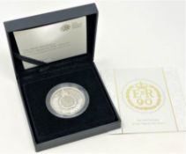 The Royal Mint - The 90th Birthday of Her Majesty The Queen 2016 £5 silver proof coin, 28.28g.