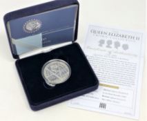 The Royal Mint - The 2001 Queen Victorian sterling silver crown, 28.28g.