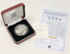 The Royal Mint - The 1996 Queen Elizabeth II 70th Birthday Sterling silver crown, 28.28g.