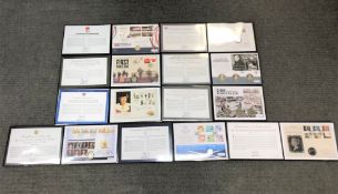 A collection of nine commemorative coin or First Day covers to include - Westminster First World