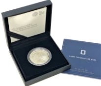 The Royal Mint - The Sapphire Jubilee of Her Majesty The Queen 2017 UK £5 silver proof coin, 28.28g.