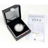The Royal Mint - 2013 Prince George Christening £5 Sterling silver crown, 28.28g.