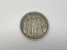 An 1873 5 Francs