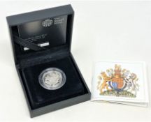 The Royal Mint - The Royal Arms 2015 UK £1 silver proof coin.