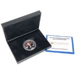 A NumisProof 2015 Winston Churchill Silver coin, 2 oz, limited edition 359/495.