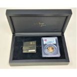 The Royal Mint - The 2013 Sovereign collection first strike full gold sovereign, no. 150.