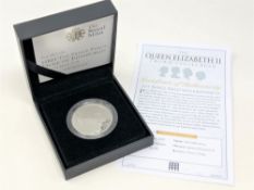 The Royal Mint - The 2011 Prince Philip 90th Birthday £5 silver proof crown, 28.28g.