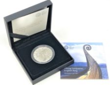 The Royal Mint - The 1000th Anniversary of the Coronation of King Canute 2017 silver proof £5 coin,