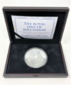 Wesminster Coins - The Royal line of Succession, a silver 5 oz coin,