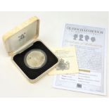 The Royal Mint - The 1980 Queen Mother's 80th Birthday sterling silver crown, 28.28g.