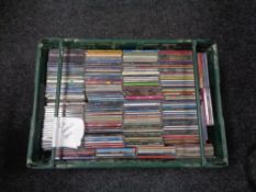 A crate of approximately 200 CD singles
