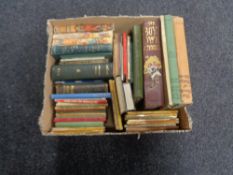 A box containing early twentieth century and later children's books, Fairy tales,