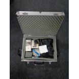 An aluminum case of Chinon CM-4X camera,