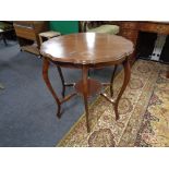 A Victorian stained beechwood occasional table