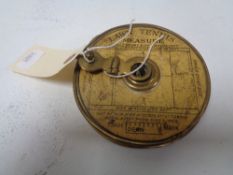 A vintage lawn tennis measure.