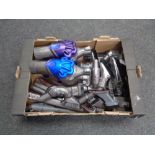 A box of two Dyson hand held vacs,