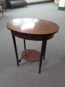 An antique work table