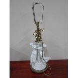 A Rosenthal figural table lamp : Three Graces,