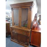 A Victorian mahogany bookcase