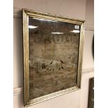 A George III sampler dated 1784, 45 cm x 36 cm, framed.