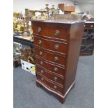 A Regency style six drawer chest