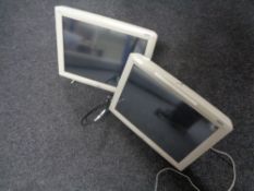 Four Elo touch screen monitors