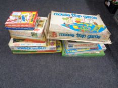 A quantity of 20th century board games