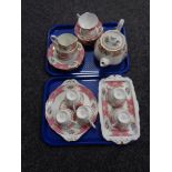 A Royal Albert "Lady Carlyle" pattern twenty three piece tea service comprising six cups,